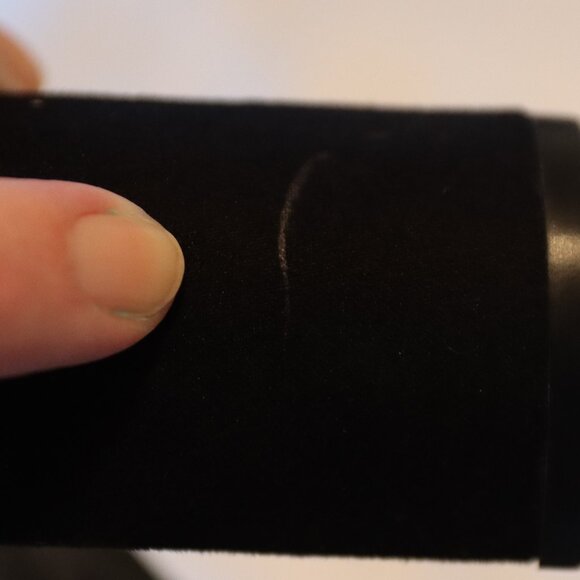 Lauren Blakwell Black Velvet Strappy High Heel Dress Shoe Size 8.5 - Picture 11 of 11